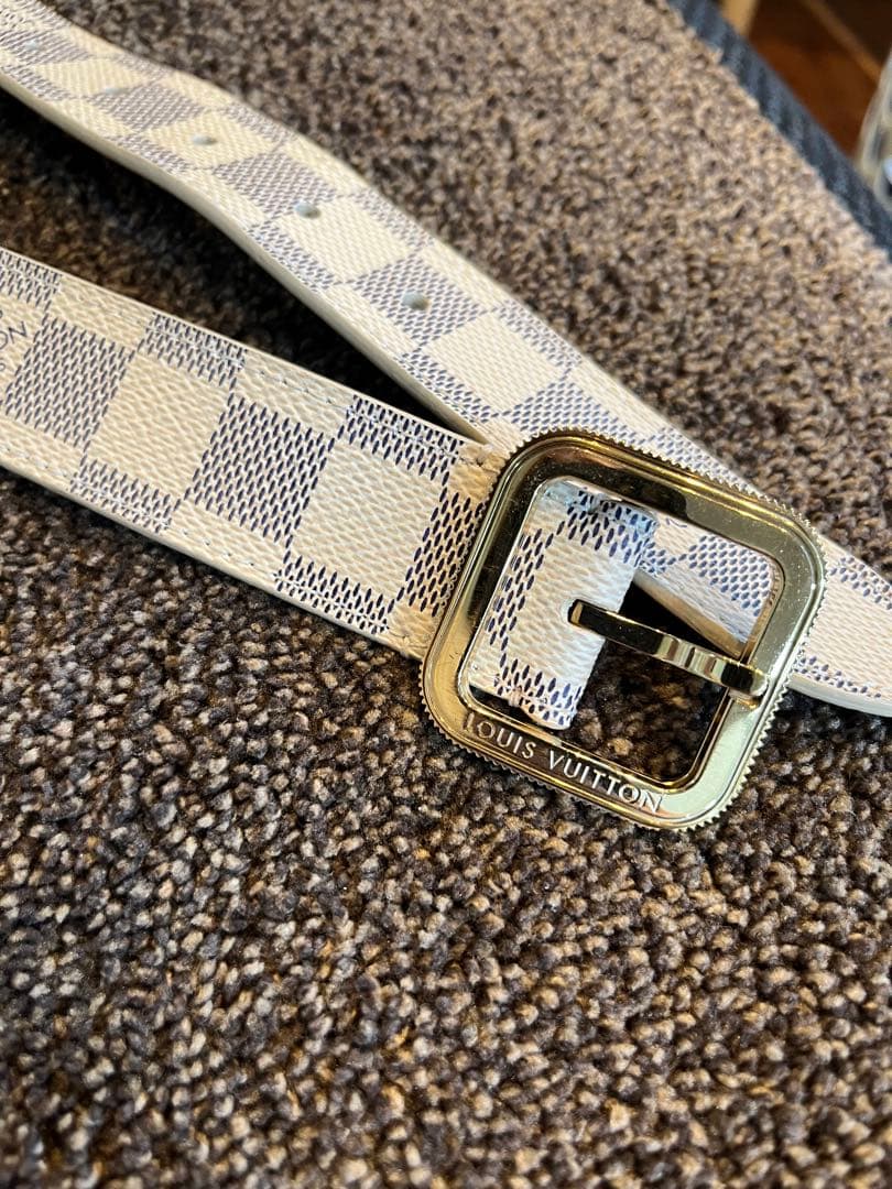 ちー　LOUIS VUITTON ダミエパターン ベルト
