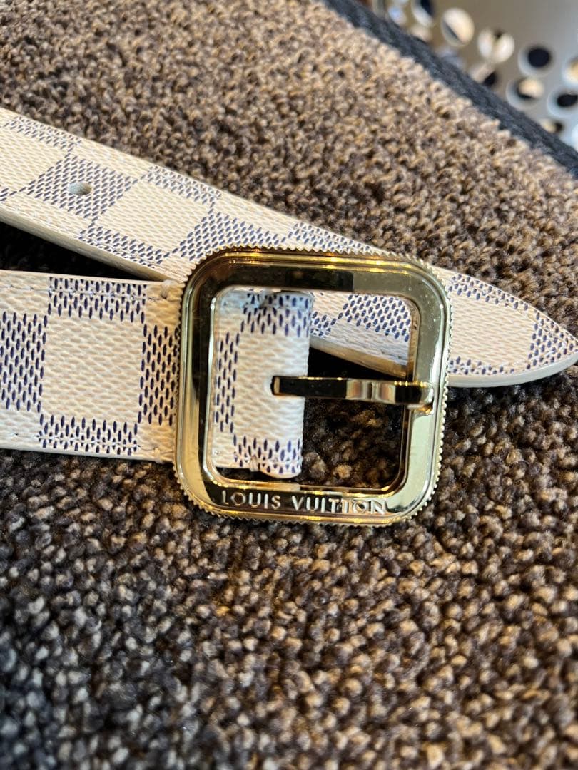 ちー　LOUIS VUITTON ダミエパターン ベルト