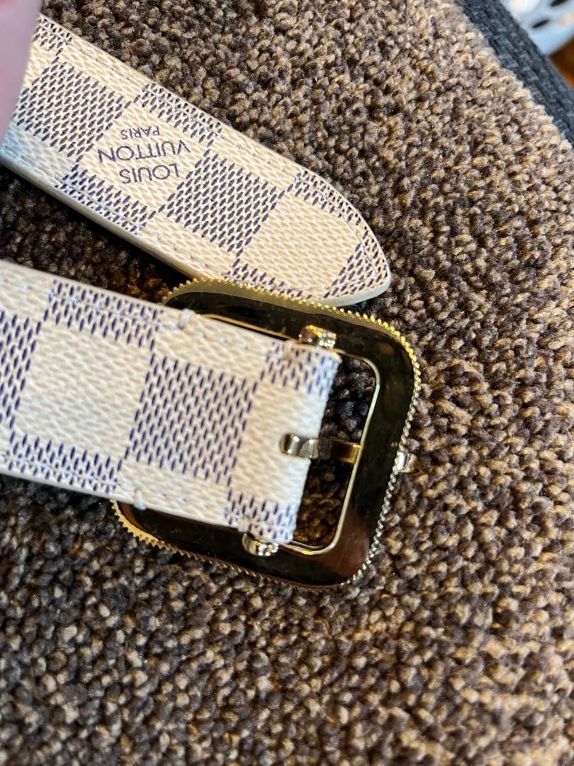 ちー　LOUIS VUITTON ダミエパターン ベルト