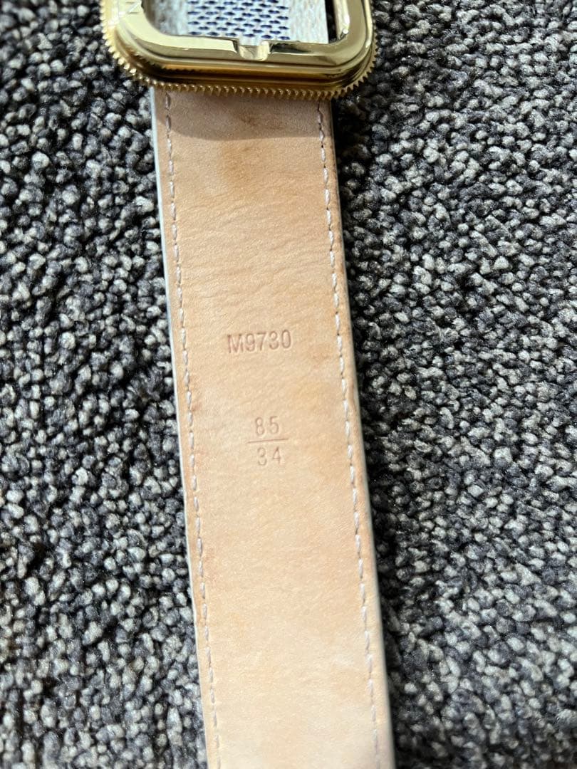 ちー　LOUIS VUITTON ダミエパターン ベルト