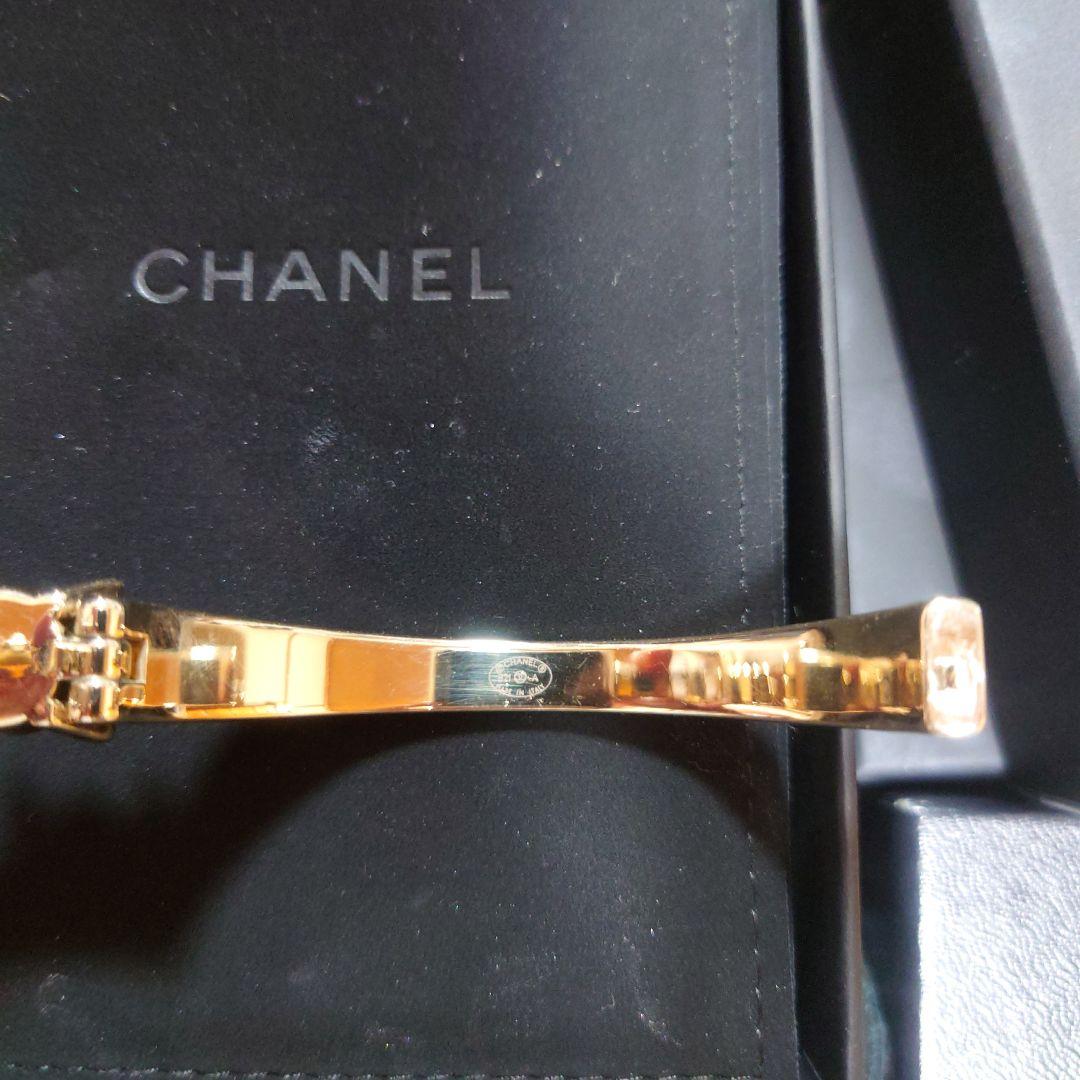 シャネル　ブレスレット　バングル　パール　ココマーク