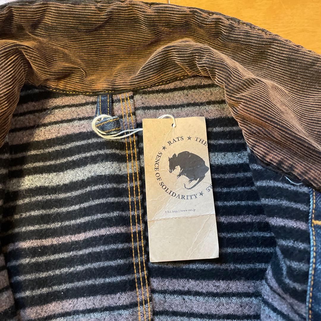 RATS デニムブランケットカバーオール ユーズド Mサイズ