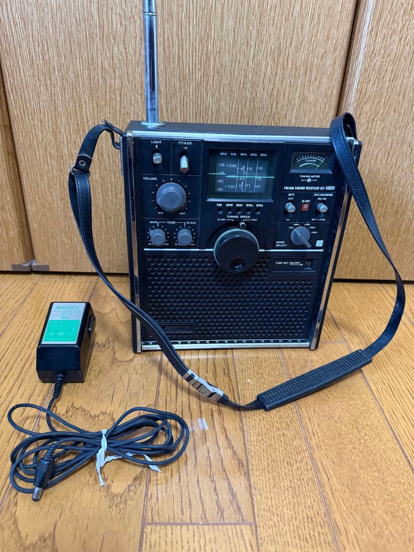 SONY スカイセンサーＩＣＦー５８００ 純正アダプタ付き　稼働