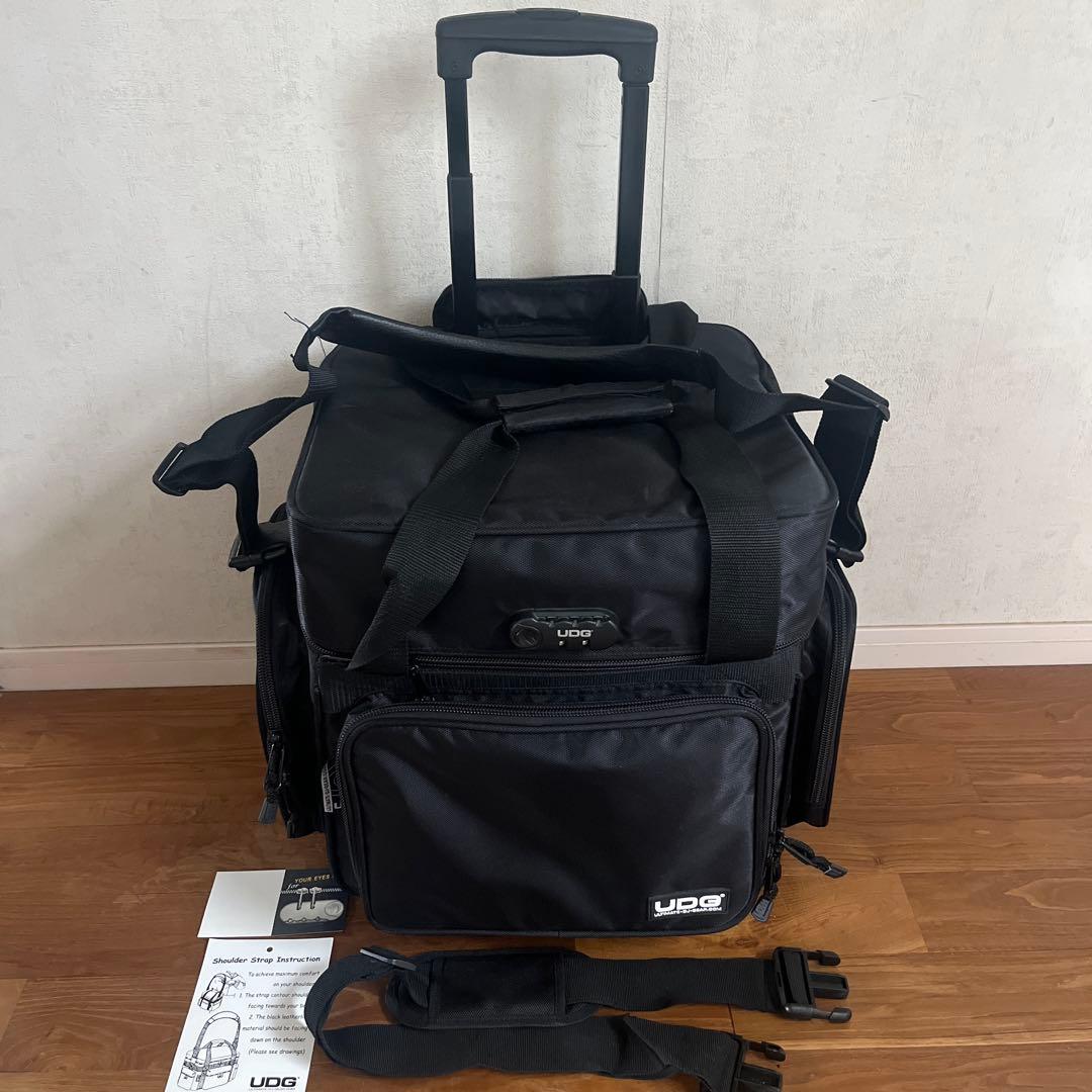 美品 UDG キャリー付き レコード 収納 スリング バッグ ユーディージー