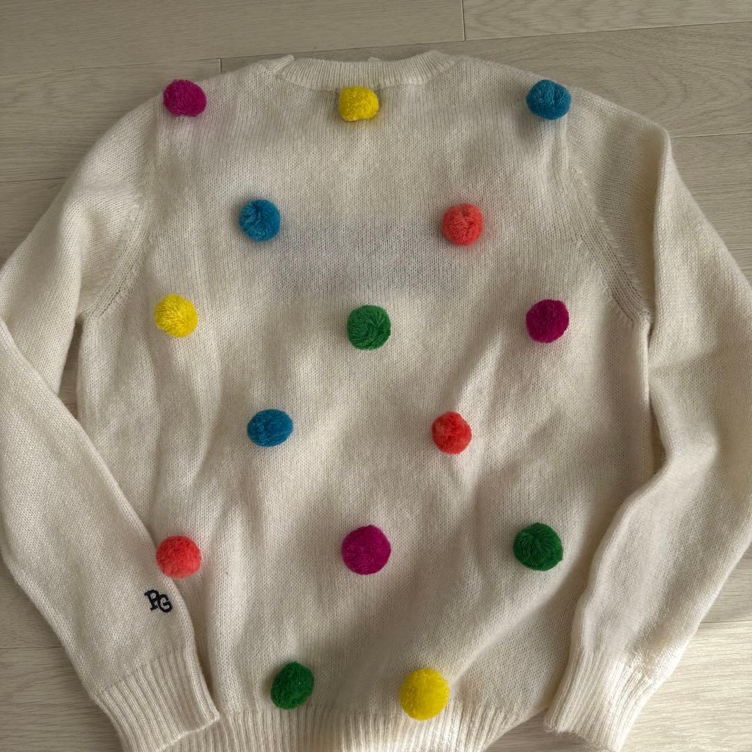【新品未使用】PEARLY GATES ポンポン付きセーター サイズ1