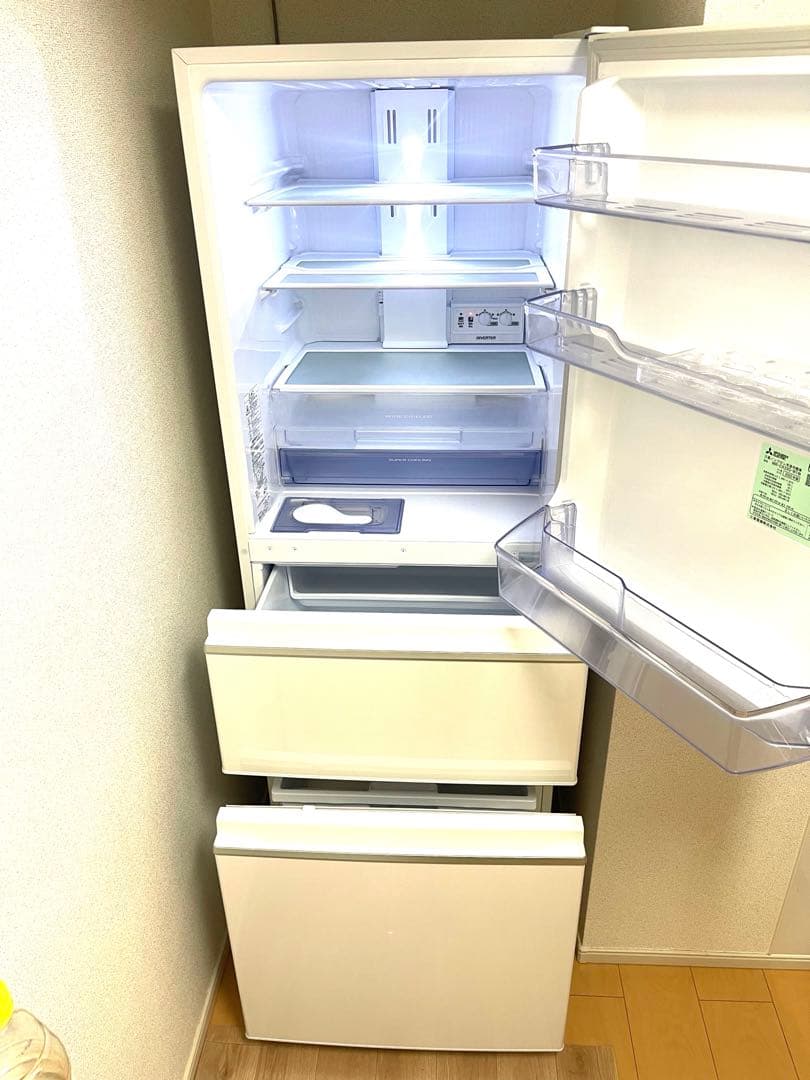 ■■美品■■三菱　冷蔵庫　2022年製　右開き　自動製氷　3doors ■■