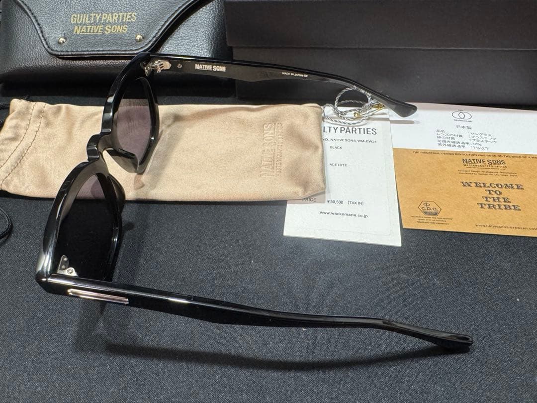 小物 NATIVE SONS WACKO MARIA WM-EW21 Black