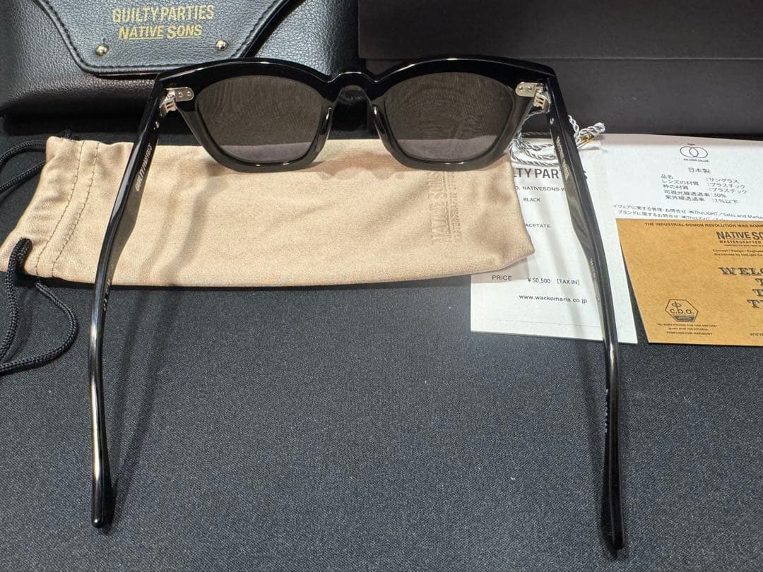 小物 NATIVE SONS WACKO MARIA WM-EW21 Black