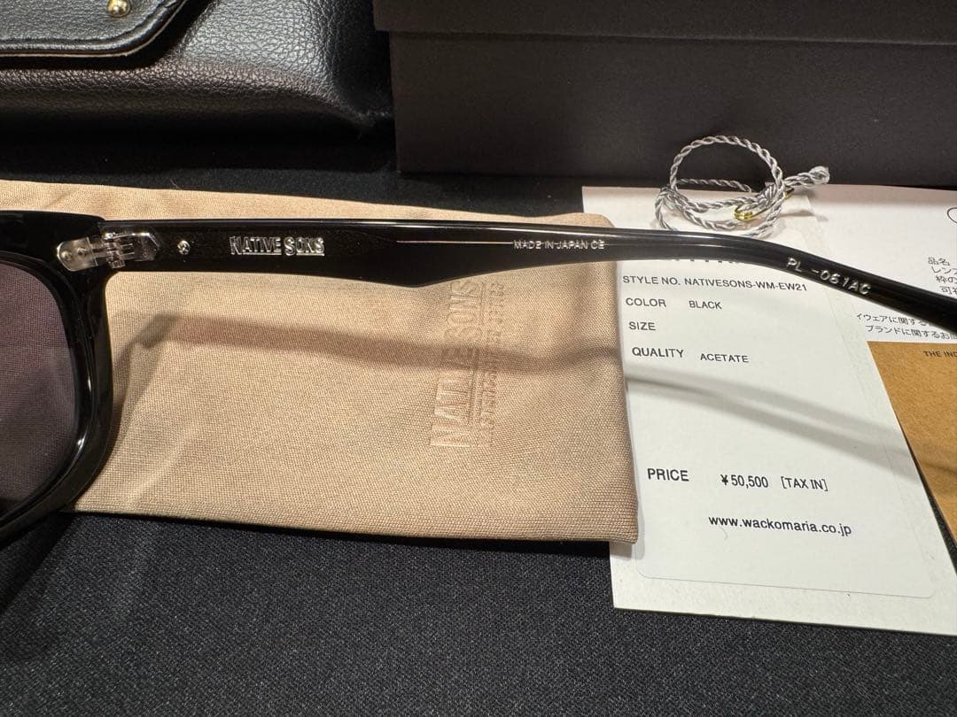 小物 NATIVE SONS WACKO MARIA WM-EW21 Black