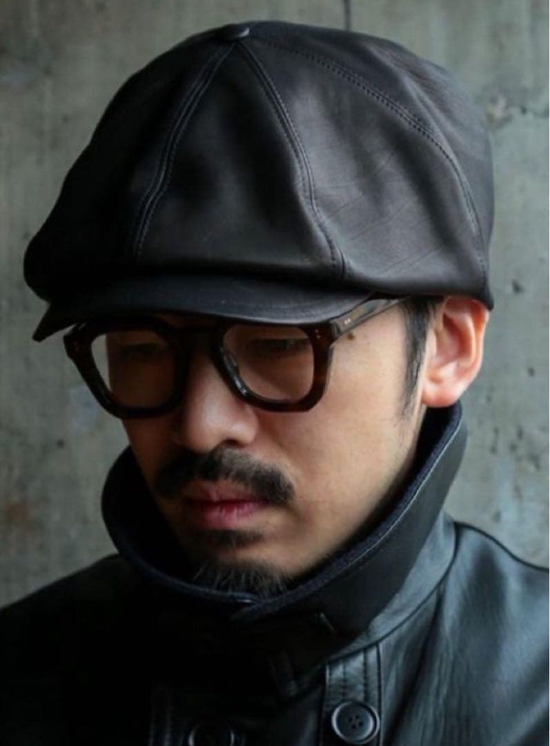 AUBERGE × ARCH 24AW GASTON カーフレザー　キャスケット