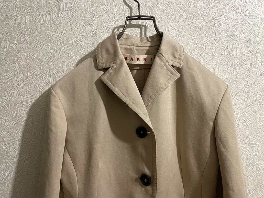 イタリア製 MARNI 3B ビッグ ポケット テーラード ジャケット
