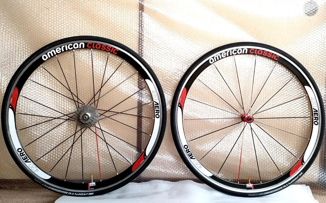 超軽量 アメリカンクラシック 10速 ホイール前後セット 自転車