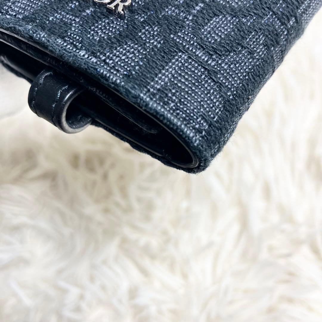 【極美品】 クリスチャンディオール キーケース オブリーク