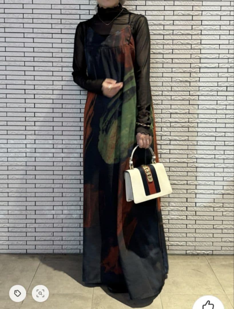 【正規品】Ameri　3WAY MARGOT GEL ART DRESS