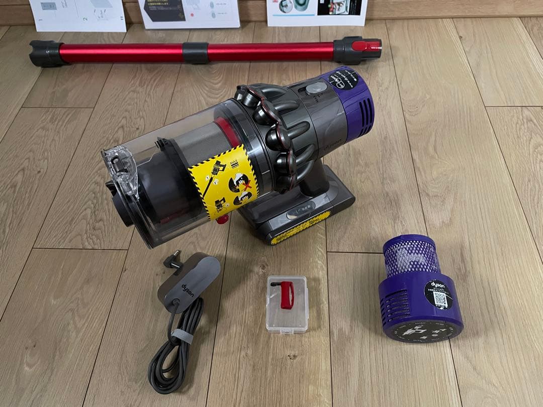 ダイソン①V10SV12 新品伸縮式パイプ　２ヘッドから選択　補強型トリガー装着