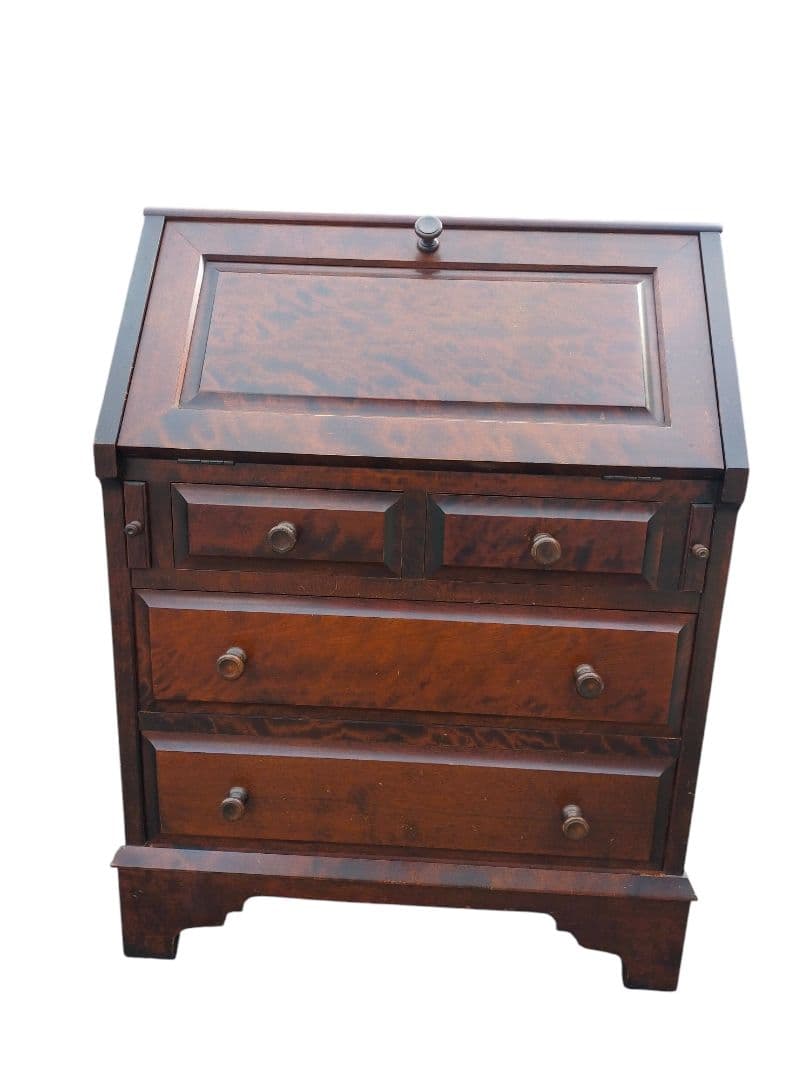 ☆北海道民芸家具☆アンティークライティングビューロー