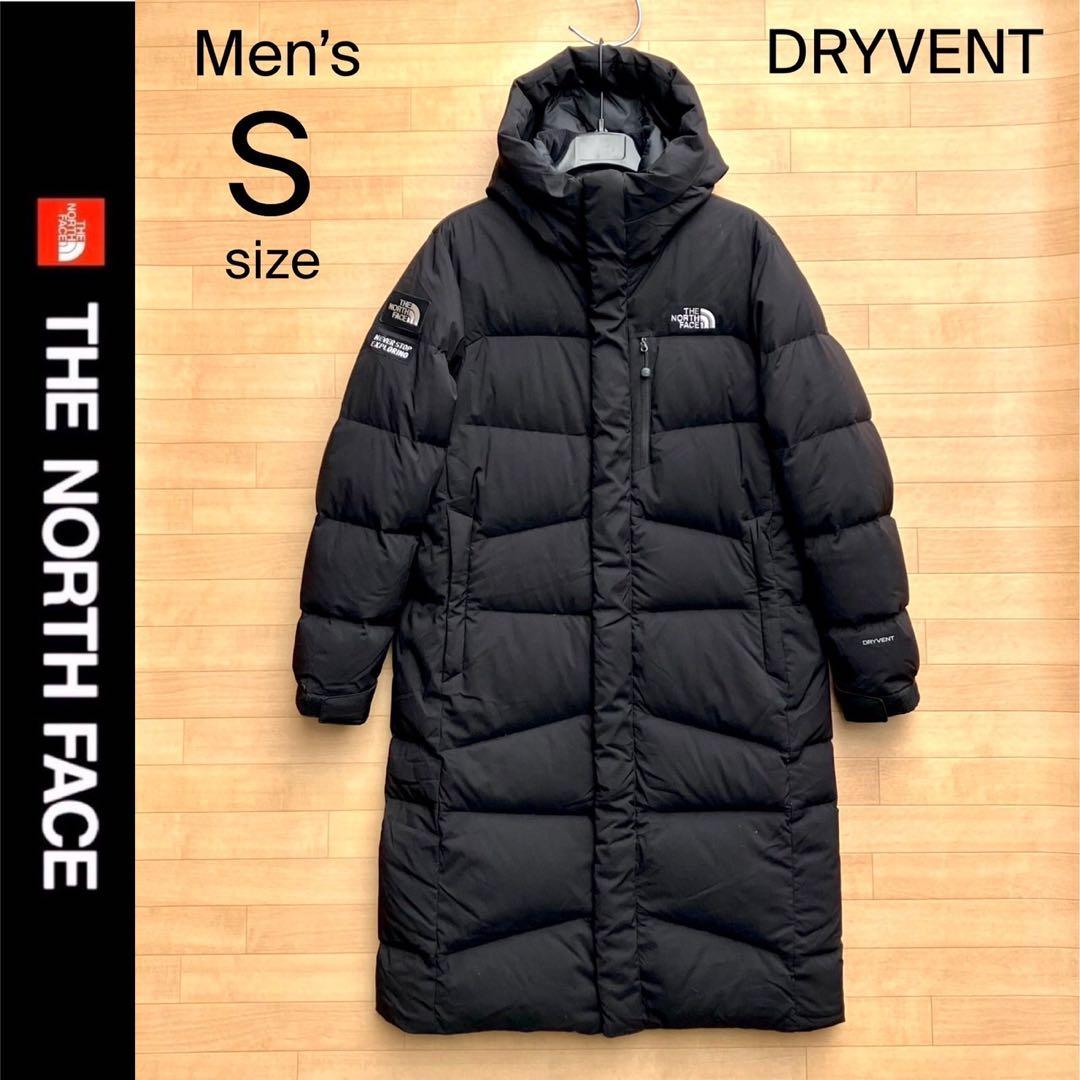 美品 ザ ノースフェイス ダウンコート S ロングダウン 黒 ダウンジャケット