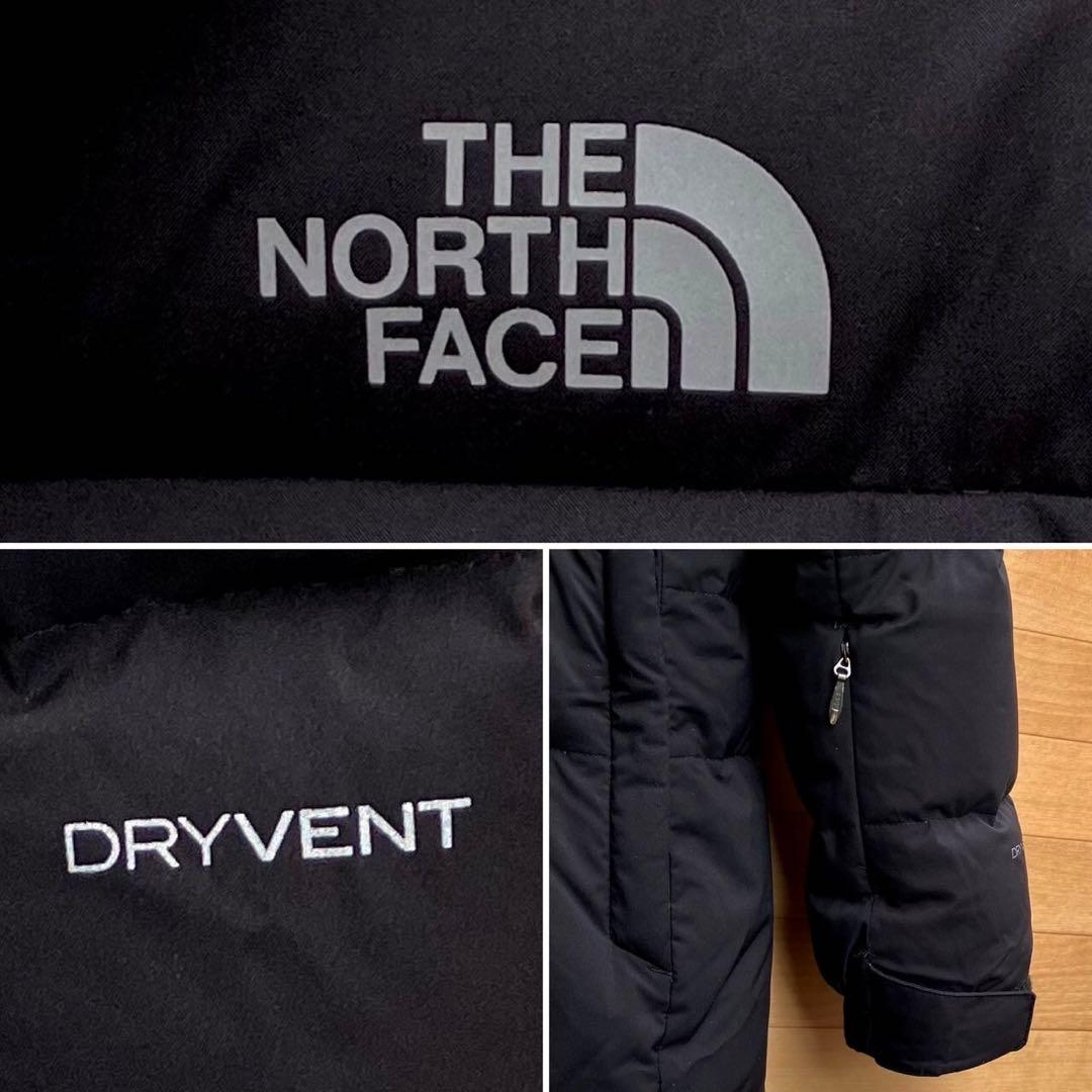 美品 ザ ノースフェイス ダウンコート S ロングダウン 黒 ダウンジャケット