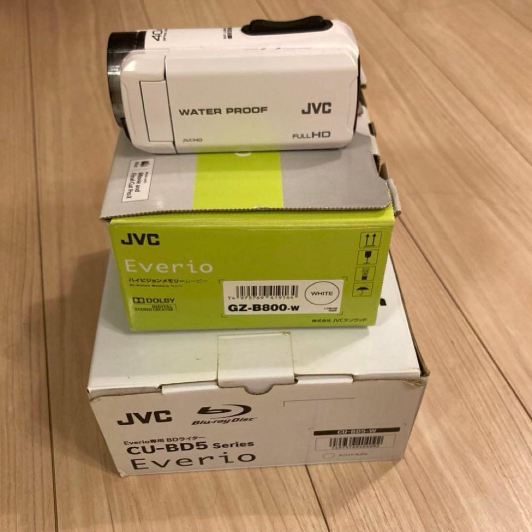 JVC エブリオ　GZ-B800W /BDライターセット
