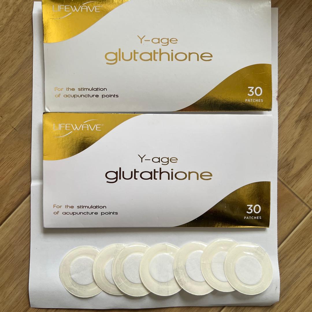 Lifewave Y-age glutathione 30 ×2と数個
