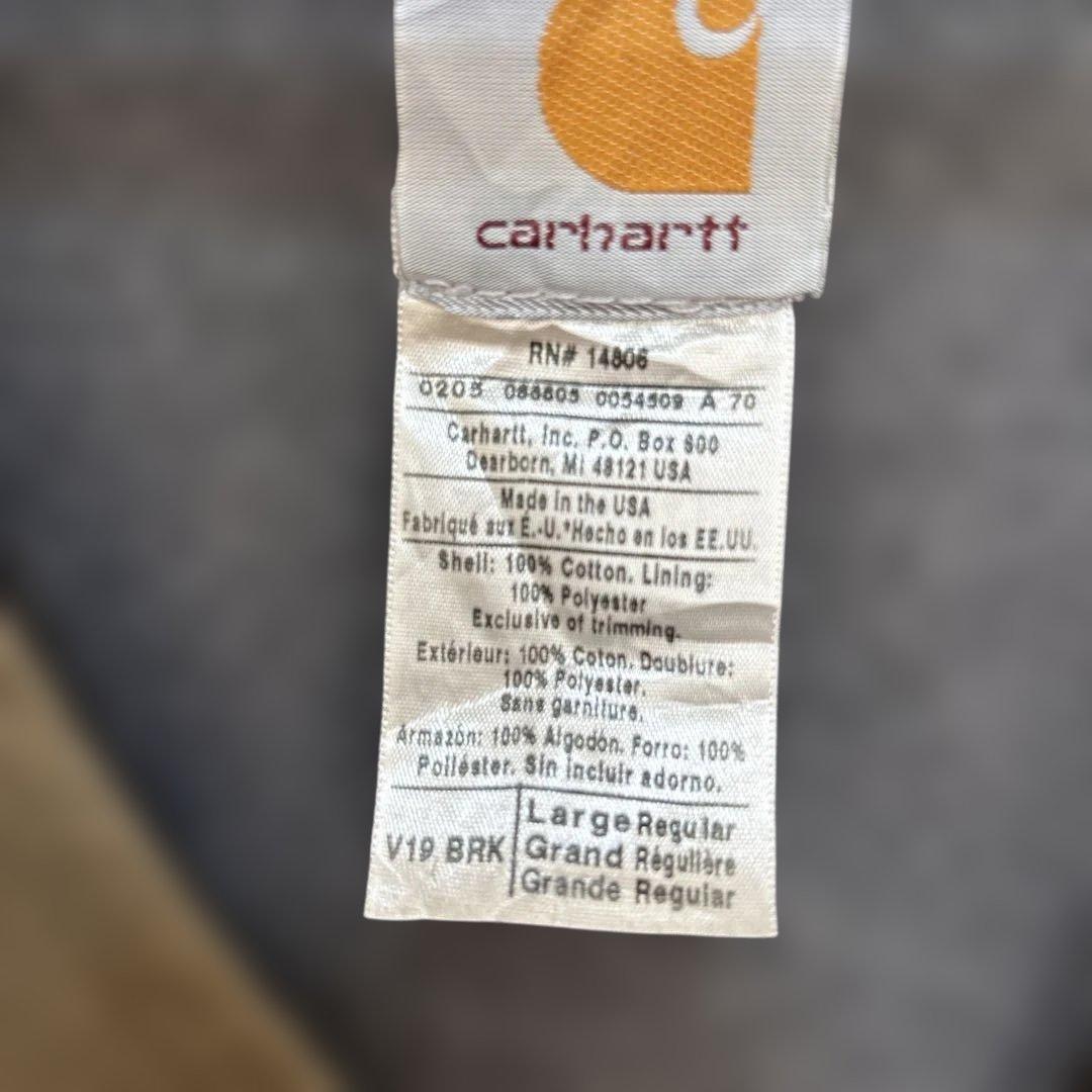 Carhartt ベスト　ダック　カーキ