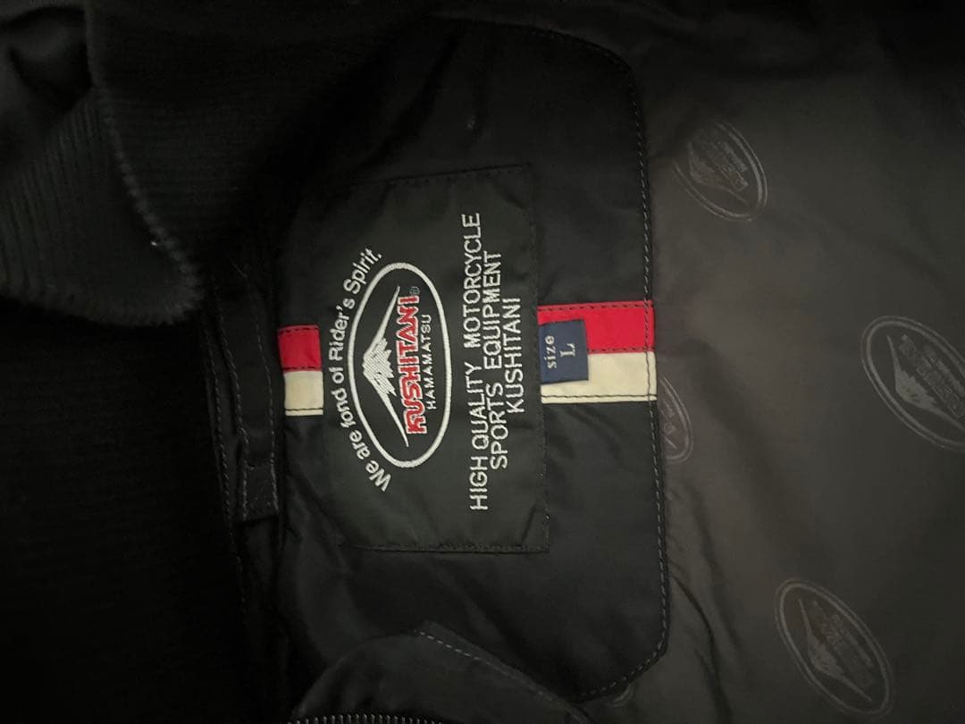 KUSHITANI バイクジャケット L ブラック