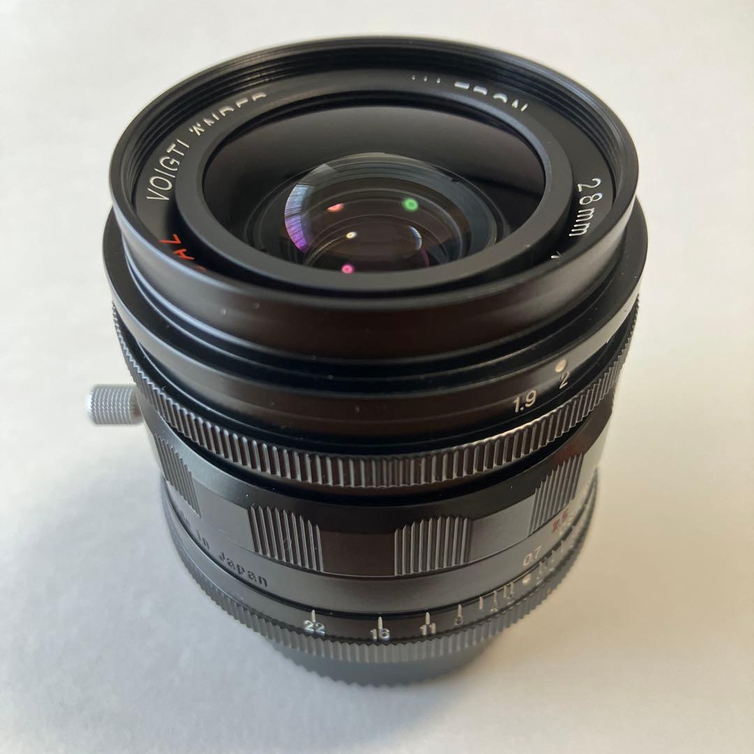Voigtlander ULTRON 28mm F1.9/LMリング等付属付