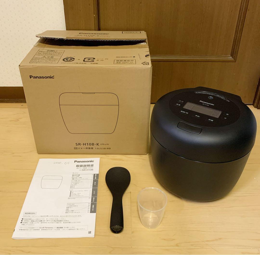 値下げ！【美品】Panasonic IH炊飯器 5.5合炊き SR-H10B-K