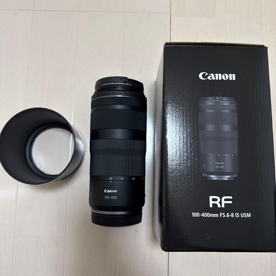 RF100-400mm F5.6-8 IS USM レンズフード・フィルター付き