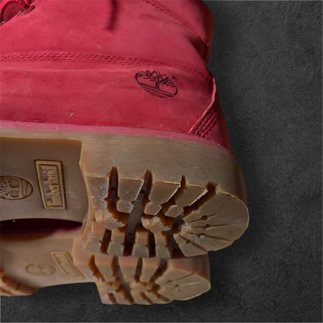 Timberland レッドスエードブーツ 8.5 26.5cm