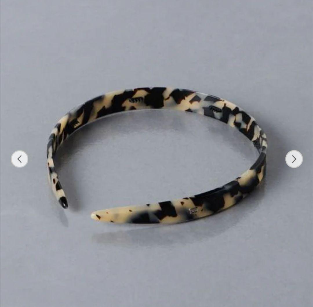 タグ付き新品 2023AW【アレクサンドル ドゥ パリ】マーブル柄　カチューシャ