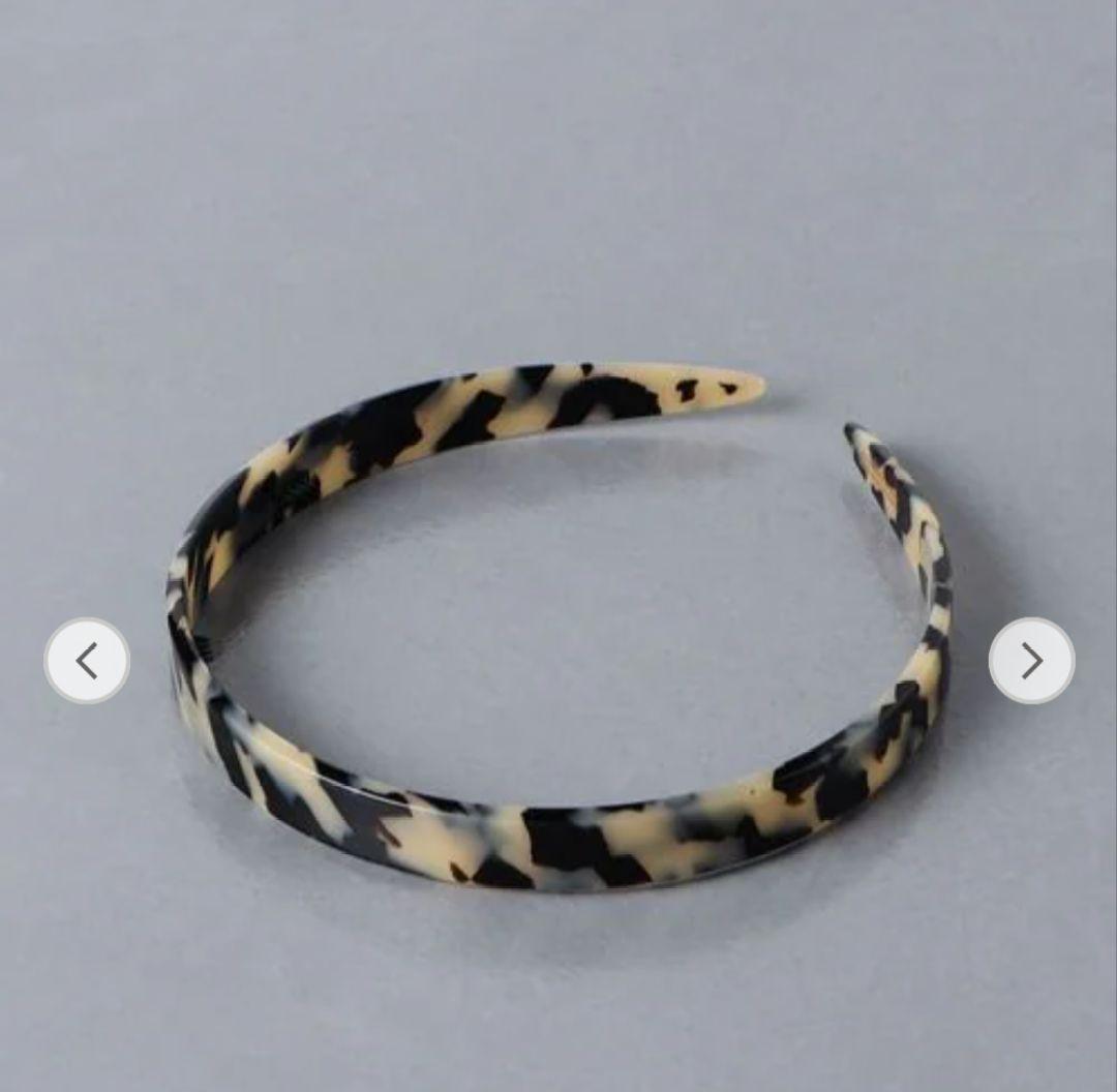 タグ付き新品 2023AW【アレクサンドル ドゥ パリ】マーブル柄　カチューシャ