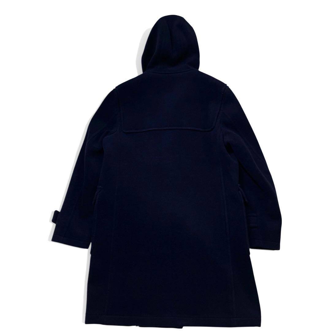 日本製/SANYO/三陽商会/ダッフルコート/ウール/ネイビー/チェック柄/XL