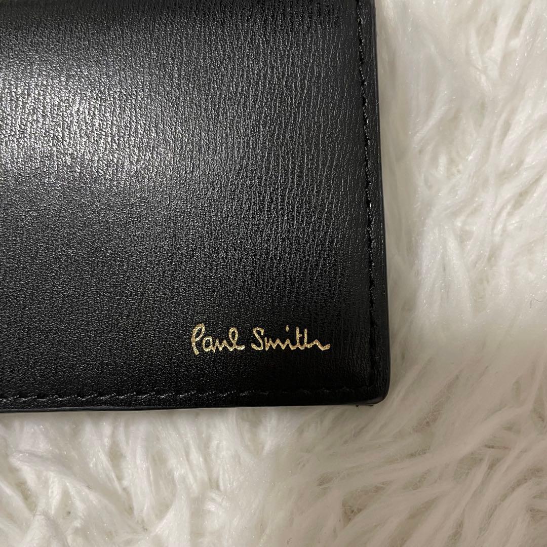 【美品】ポールスミス　名刺入れ　カードケース　ブラック