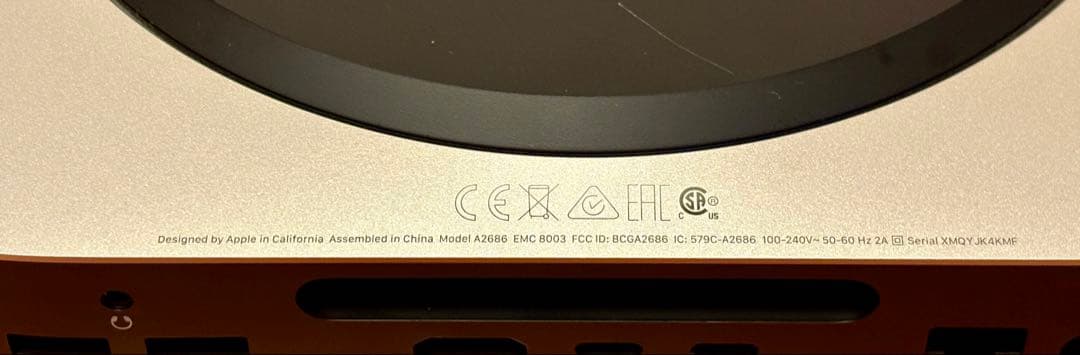 Mac mini M2 8GB 256GB SSD HDMIケーブル付中古