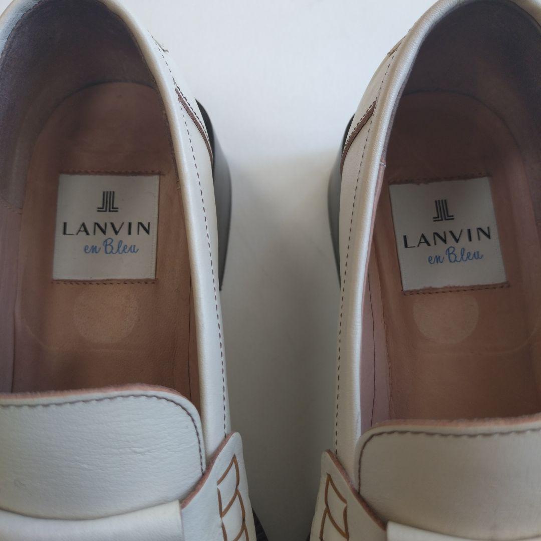 ランバン・オン・ブルー　タッセルフリンジローファー 22.5