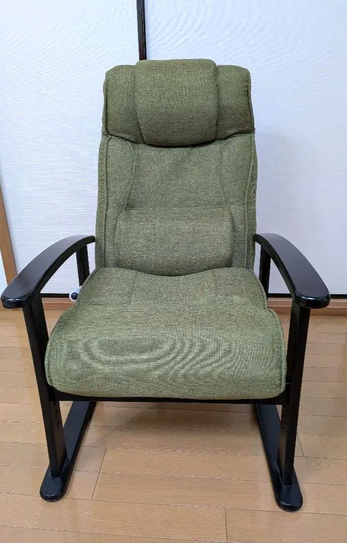 こだわりの楽々チェア　リクライニングチェア　高座椅子 14段階リクライニング