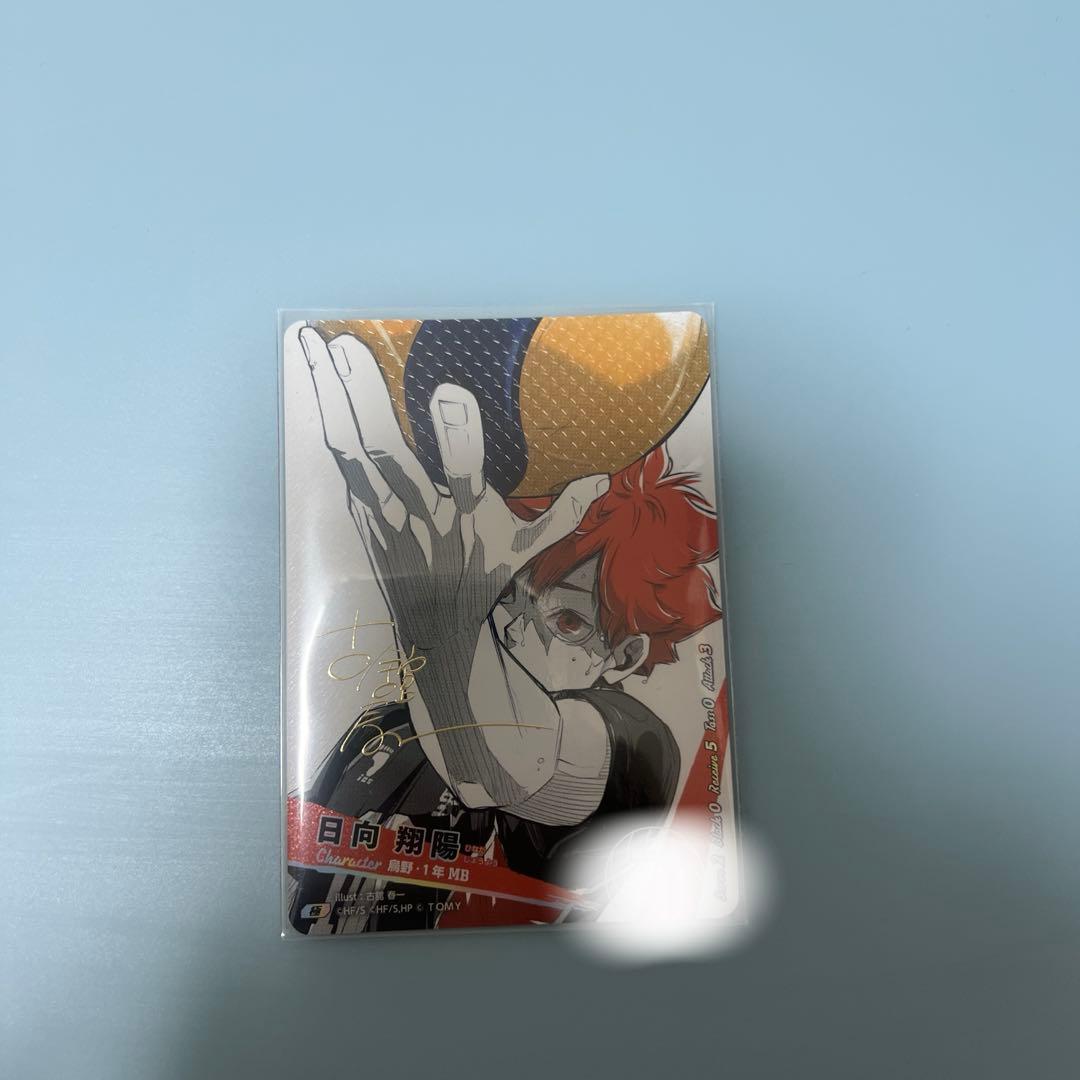 ハイキュー!! バボカ!! BREAK 極 日向翔陽 サイン・シリアルNo.入