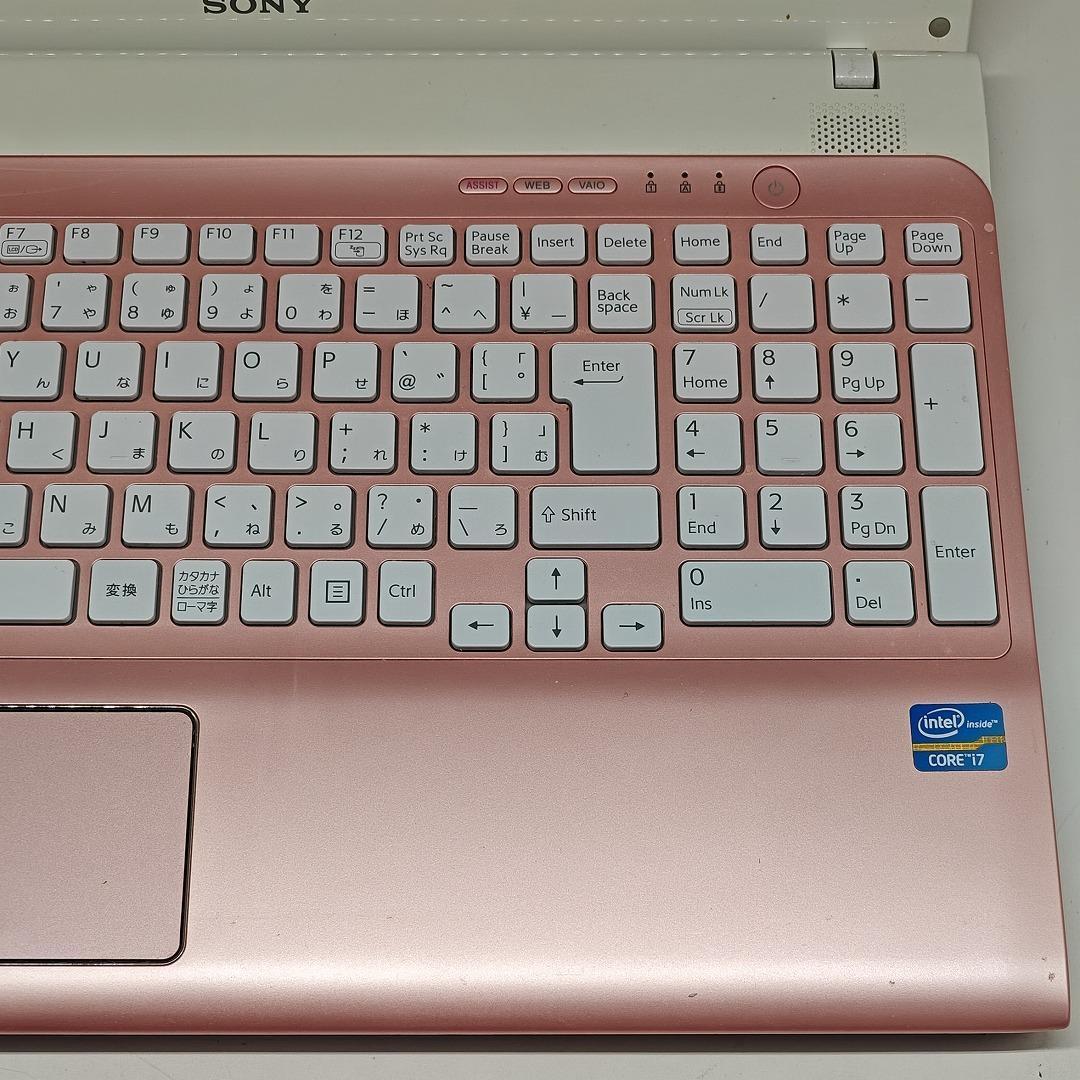 【VAIO】SVE 高速i7 新品SSD256GB 16GB ピンク ノートPC