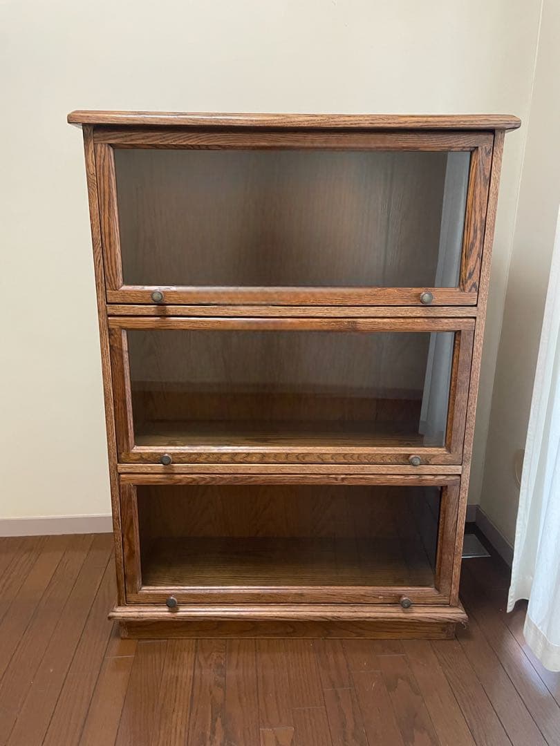 木製ブックシェルフ　アンティーク本棚　アメリカン・アンティーク　アンティーク家具