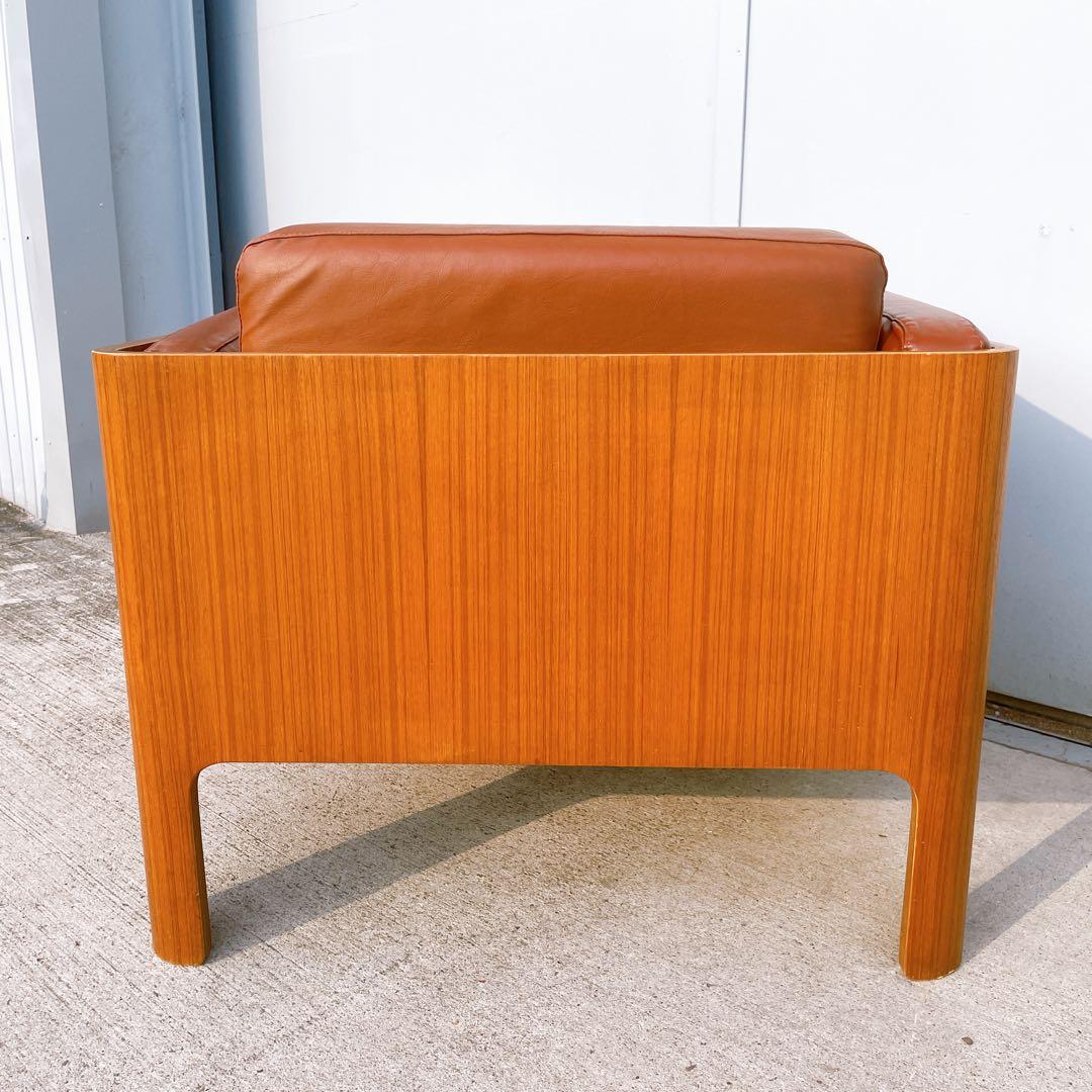 天童木工Haco チェア① ソファ 1人掛け 本革 レザー 椅子 アームチェア