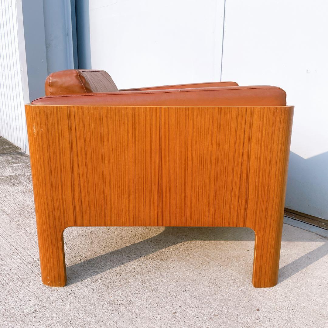 天童木工Haco チェア① ソファ 1人掛け 本革 レザー 椅子 アームチェア