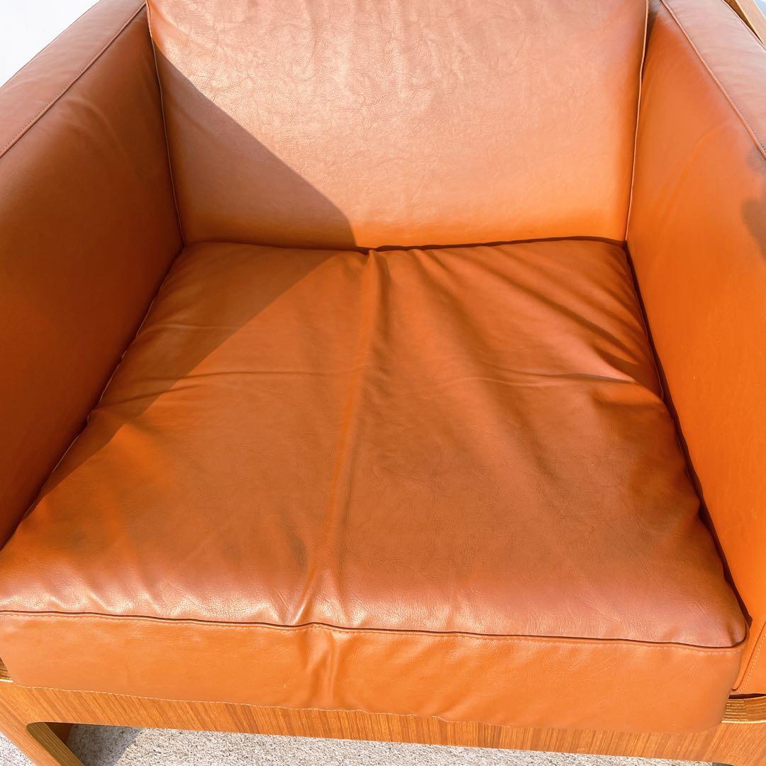 天童木工Haco チェア① ソファ 1人掛け 本革 レザー 椅子 アームチェア