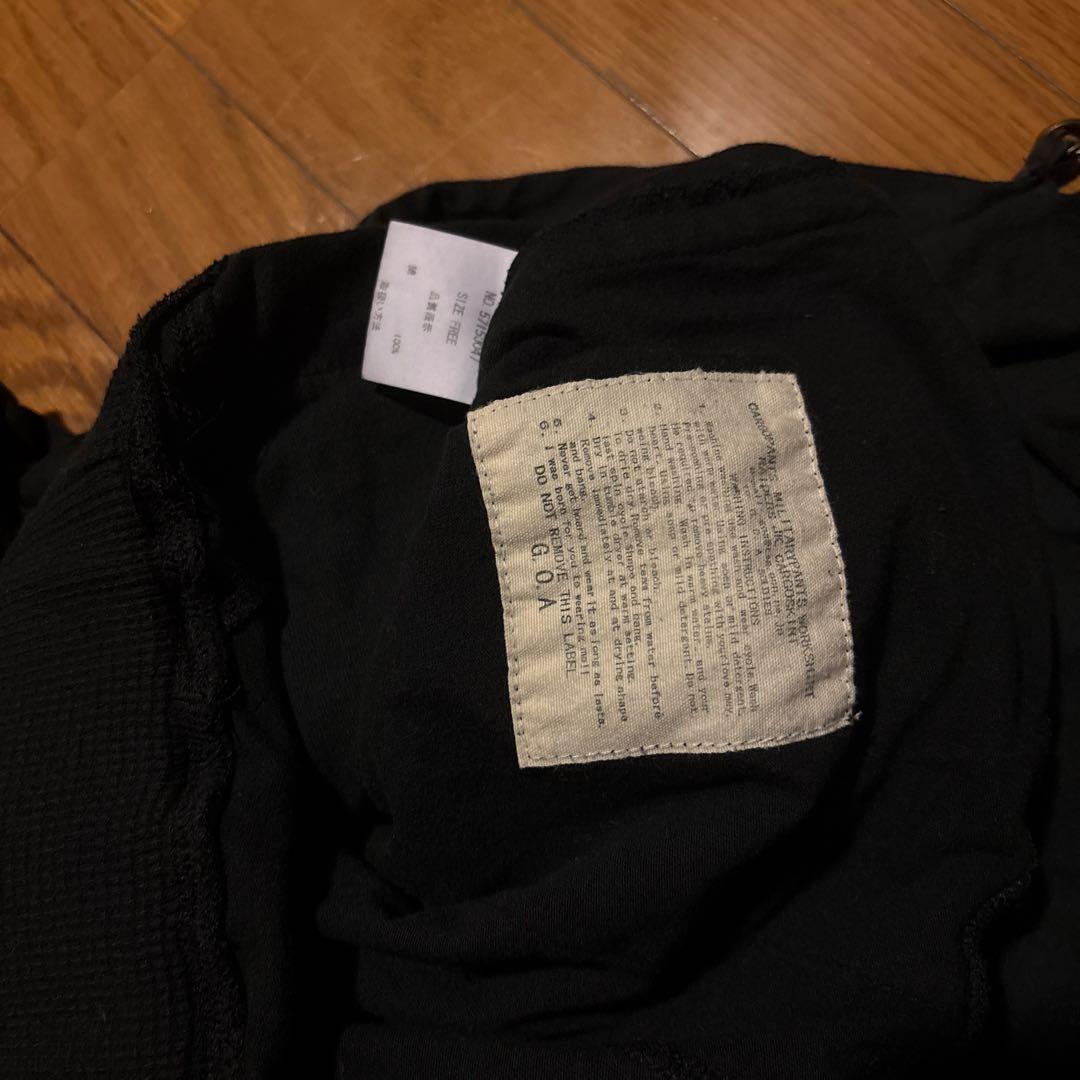 00s goa cargo sweat flare pants グランジ y2k