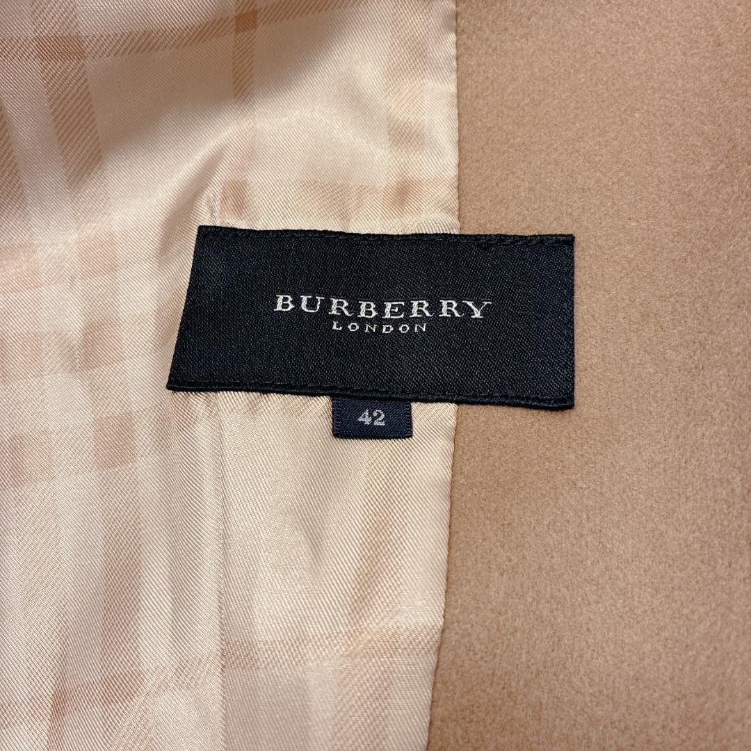 【美品】バーバリーロンドン カシミヤ ウール テーラードジャケット ノバチェック