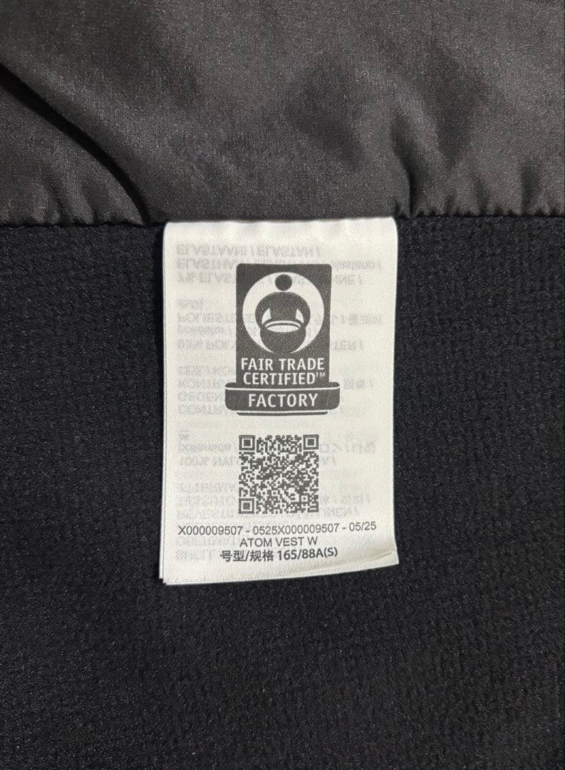 ARC'TERYX アークテリクス　アトムベスト　ウィメンズS