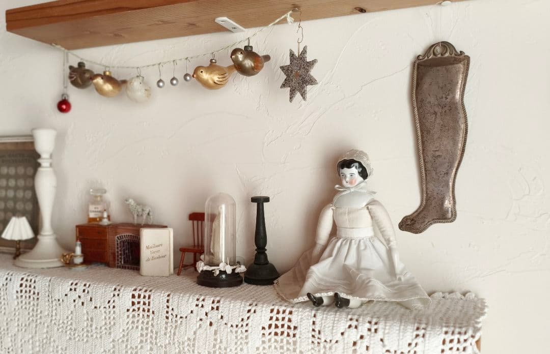 【チョコメルさま】vintage statue ❀ クリアドームと マリアさま