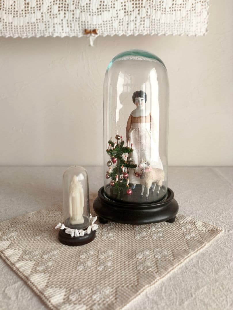 【チョコメルさま】vintage statue ❀ クリアドームと マリアさま