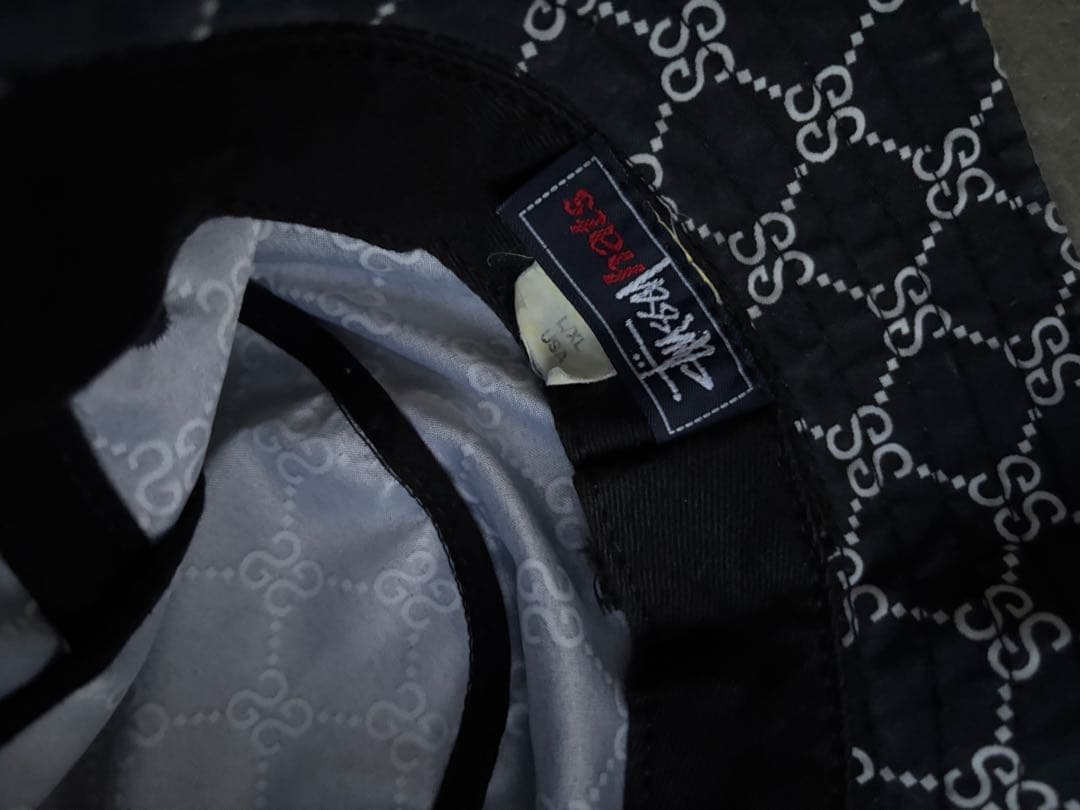 OLD STUSSY モノグラム ハット MADE IN USA