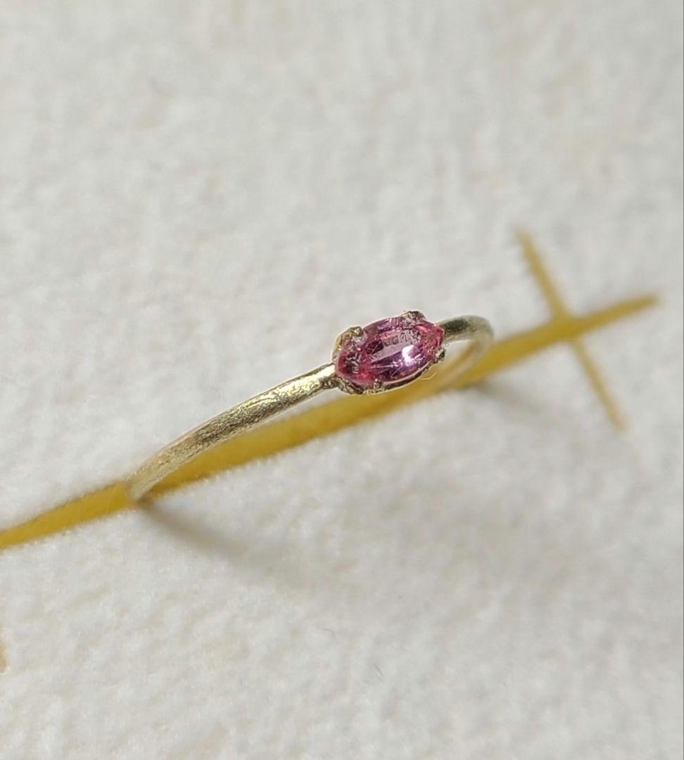 なお★パパラチアサファイア★リングオーダーソ付